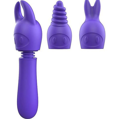 Power Tip Frenzy 10 Functions Silicone Wand Massager - Body Wands