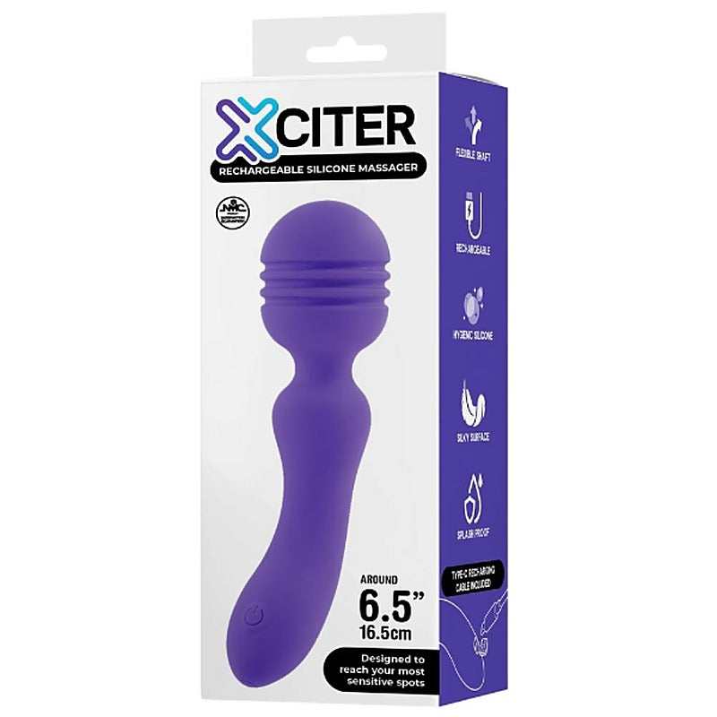 Excellent Power Exciter Rechargeable Silicone Body Wand - Body Wands