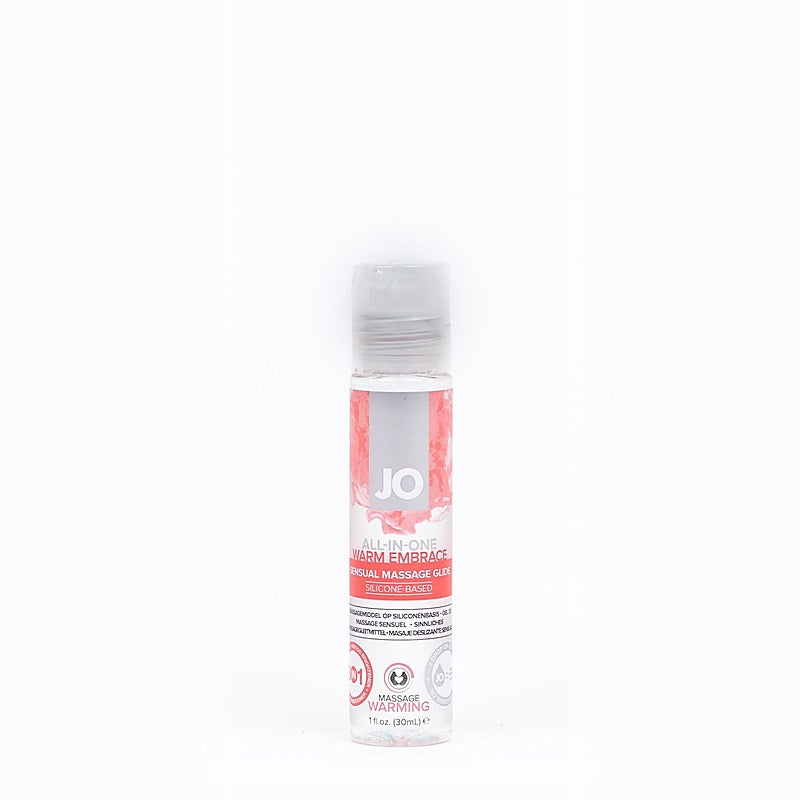System Jo All In One Massage Glide Warming Oil 30ml Silicone Sexual Lube - Silicone Based Lubes