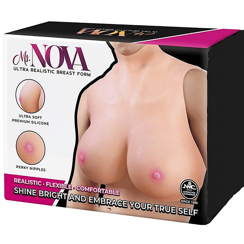 Ms. Nova Ultra Realistic Silicone Breast Form - Breast and Nipple Toys
