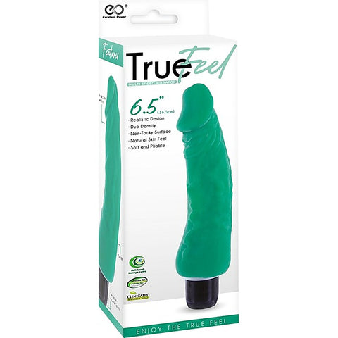 True Feel Trojan Realistic Design Vibrating Dildo - Vibrating Dildos
