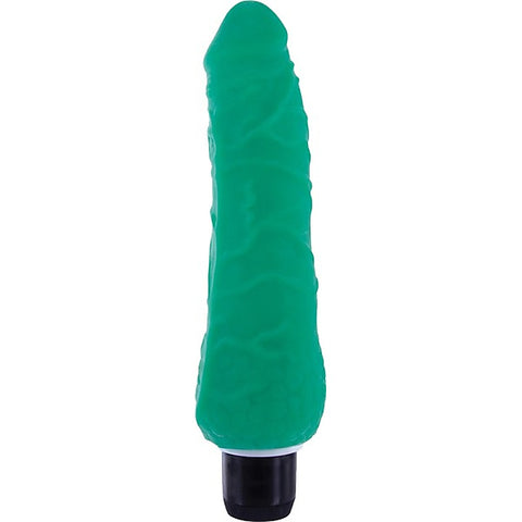 True Feel Slim Soft and Pliable Vibrating Realistic Dildo - Vibrating Dildos