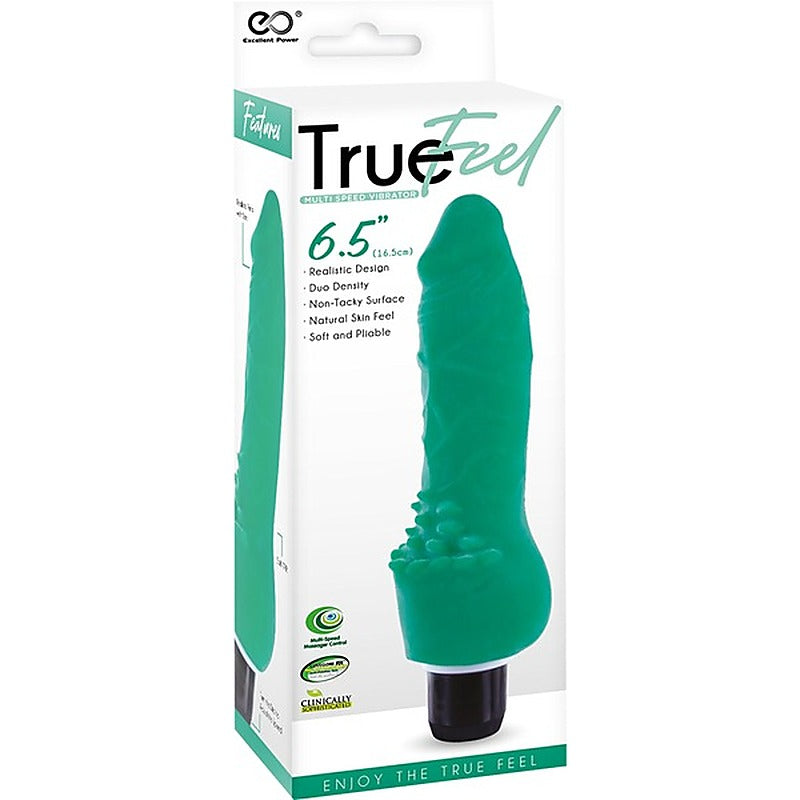 True Feel Viking Dual Density Realistic Vibrating Dildo - Vibrating Dildos
