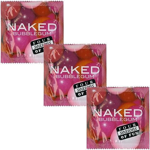 Four Seasons Naked Extra Strength Flavour Condoms 144 Pack with Premium Protection - Condoms
