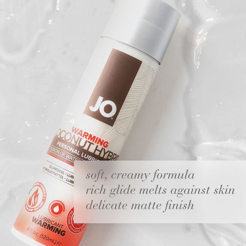 System Jo Silicone Free Hybrid Warming Lubricant With Coconut 30ml Tropical - Massage Oils and Lubricants