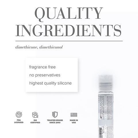 System Jo All In One Massage Glide Fragrance Free Sensual Oil 30ml Long Lasting - Silicone Based Lubes