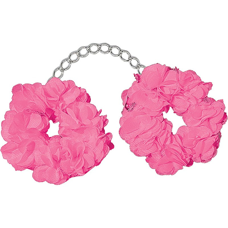 Hott Products Blossom Soft and Comfortable BDSM Luv Cuffs with Plush Design - Cuffs And Restraints