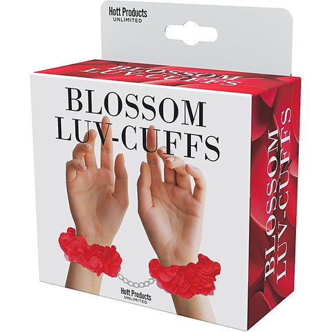 Hott Products Blossom Soft and Comfortable BDSM Luv Cuffs with Plush Design - Cuffs And Restraints