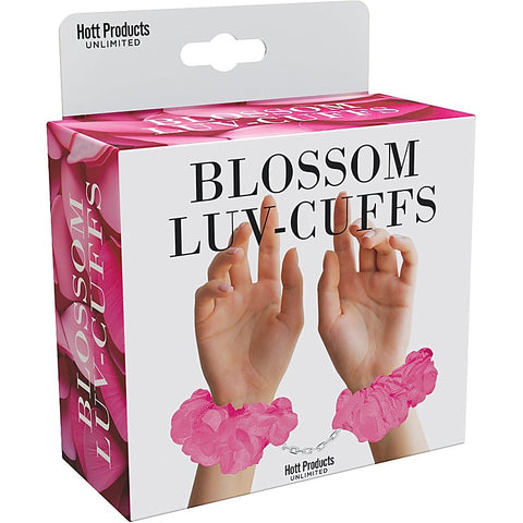 Hott Products Blossom Soft and Comfortable BDSM Luv Cuffs with Plush Design - Cuffs And Restraints