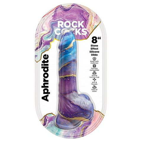 Rock Cocks Aphrodite Realistic Textured Dildo 8 Inch - Realistic Dildos