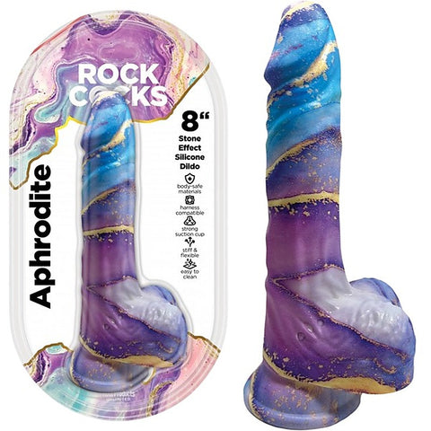 Rock Cocks Aphrodite Realistic Textured Dildo 8 Inch - Realistic Dildos
