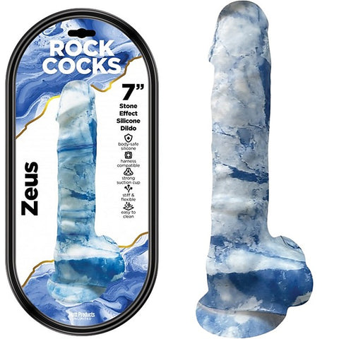 Rock Cocks Zeus Bendable Realistic Textured Dildo 7 Inch - Realistic Dildos