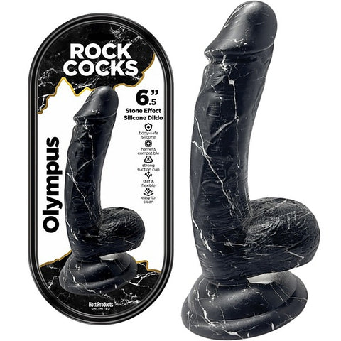 Rock Cocks Olympus Suction Cup Textured Dildo - Realistic Dildos