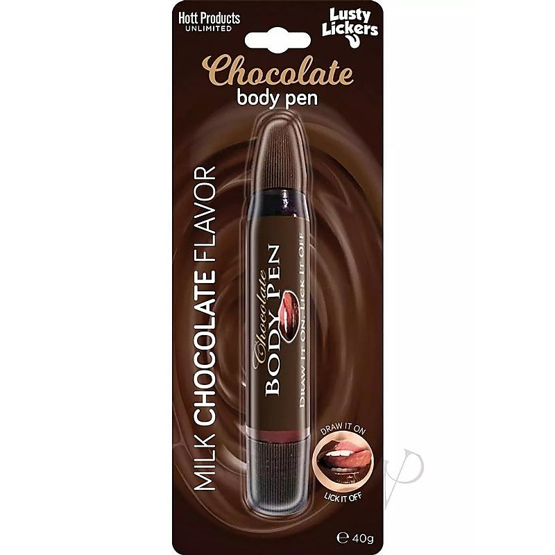 Chocolate Flavour Edible Body Pen by Hott Products - Party Gifts and Novelties