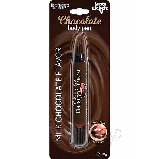 Chocolate Flavour Edible Body Pen by Hott Products - Party Gifts and Novelties