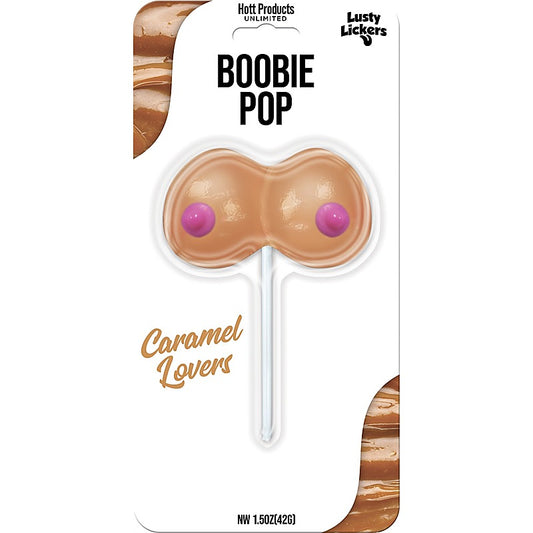Lusty Lickers Boobie Shaped Edible Pop Candy - Party Gifts and Novelties