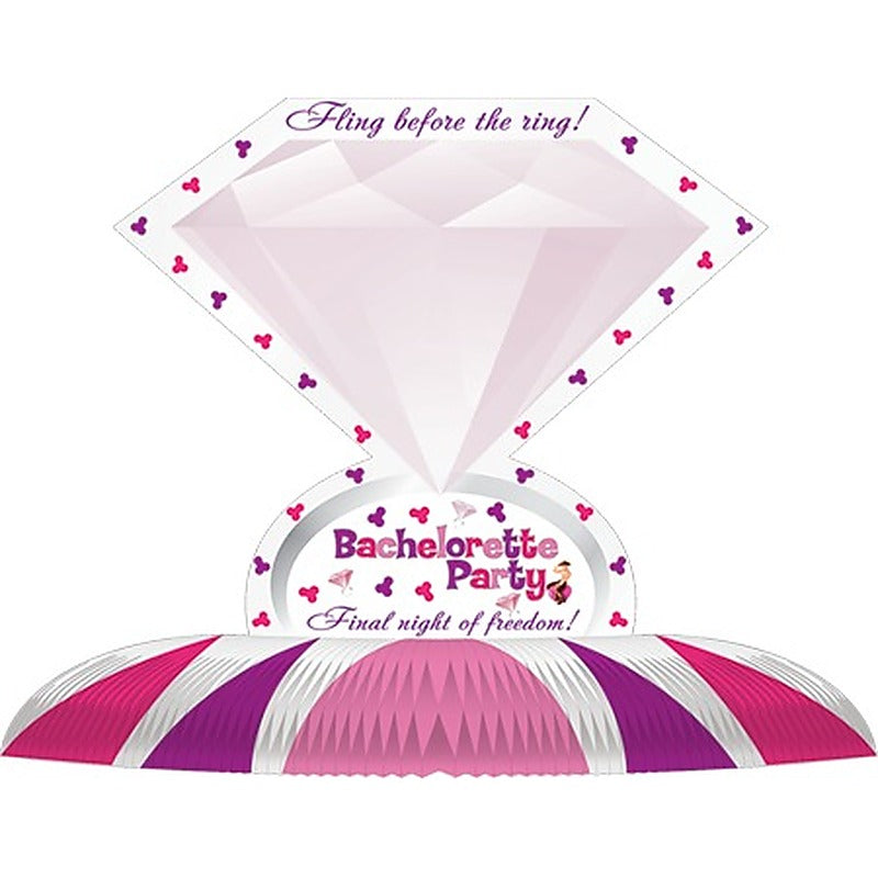 Bachelorette Party Diamond Ring Novelty Centerpiece - Party Gifts and Novelties