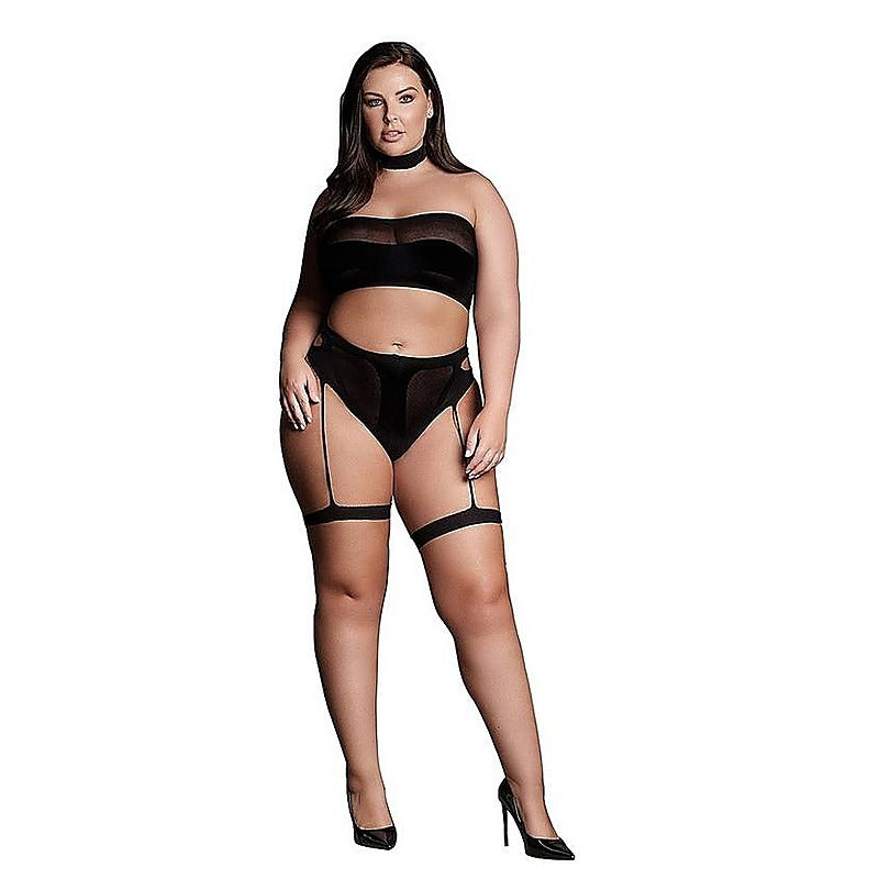 Le Desir Shade Ananke XII Three Piece Bandeau Set - Bras and Bra Sets