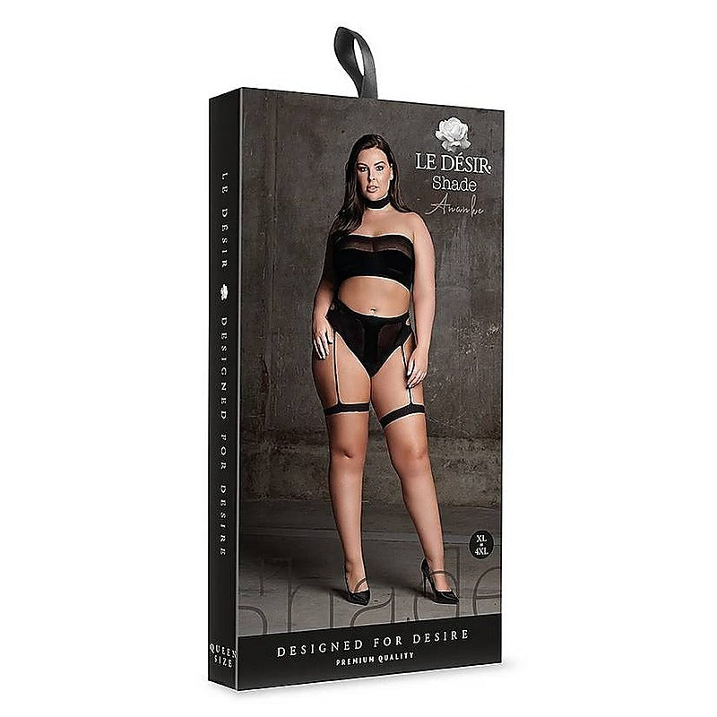 Le Desir Shade Ananke XII Three Piece Bandeau Set - Bras and Bra Sets