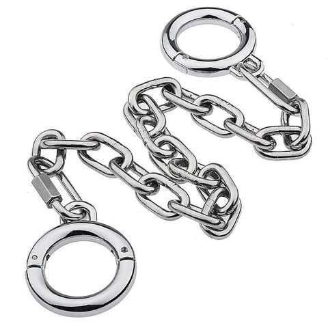 Class Stainless Steel BDSM Play Toe Cuffs by BDStyle - Steel Sex Toys