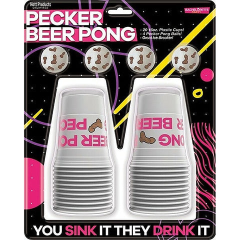 Pecker Beer Pong Erotic Play Set by Hott Products - Party Gifts and Novelties