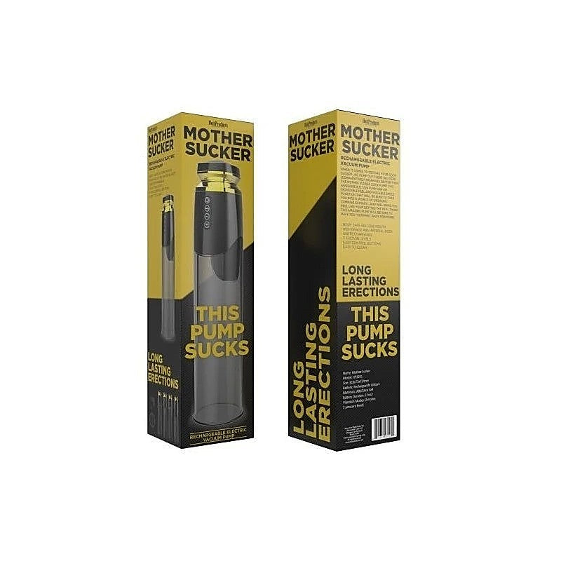 Hott Products Mother Sucker Rechargeable Male Masturbator - Masturbators and Strokers