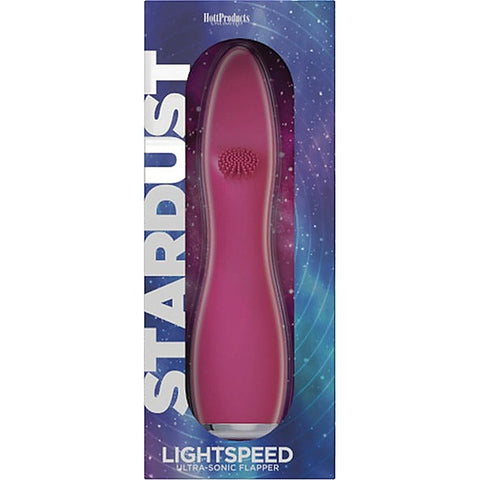 Star Dust Lightspeed Ultrasonic Flapper 10 Function G Spot Vibrator - G-Spot Vibrators