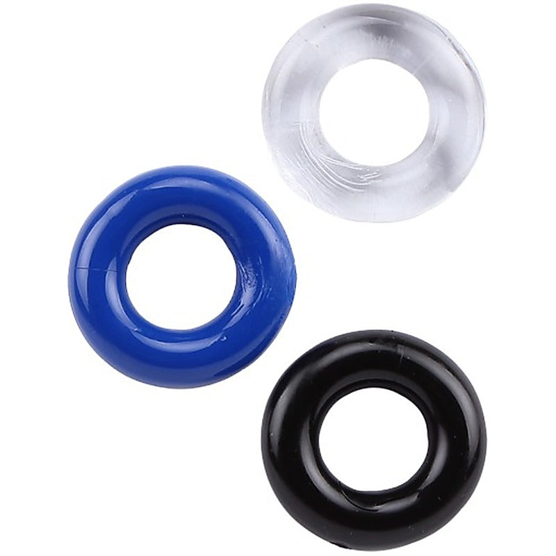 La Viva 3Some Stretchy Cock Rings Set - Stretchy Cock Rings