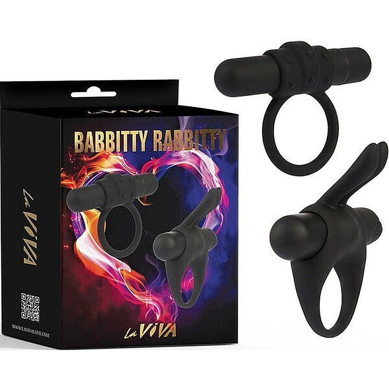 Babbitty Rabbitty Stretchy Silicone Cock Ring by La Viva - Stretchy Cock Rings