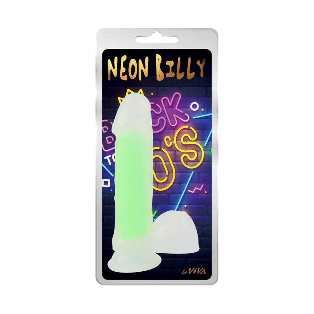 Neon Billy 7.6 Inches Suction Cup Realistic Dildo Plus Free Clean Vibe - - Realistic Dildos