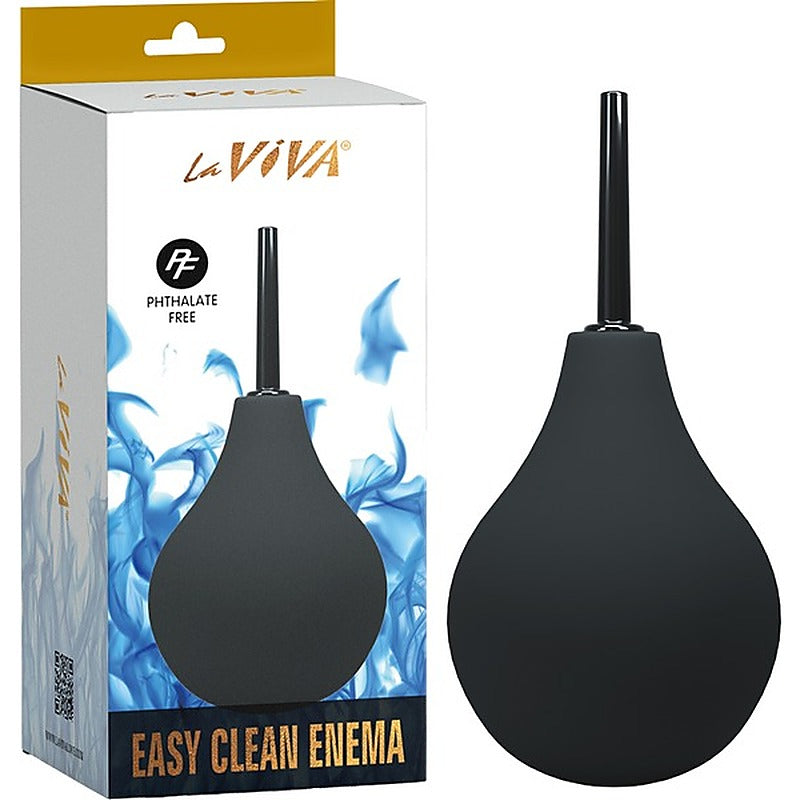 La Viva Premium Easy Clean Silicone Enema & Douche - Enemas and Douches