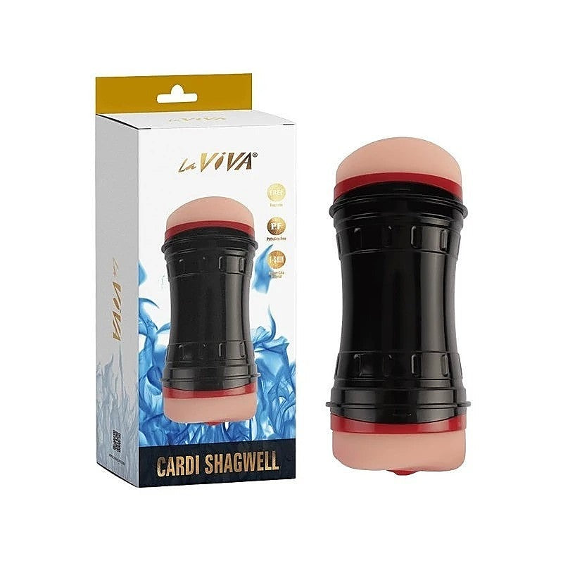 La Viva Cardi Shagwell Realistic T Skin Material Mens Masturbator - Masturbators and Strokers