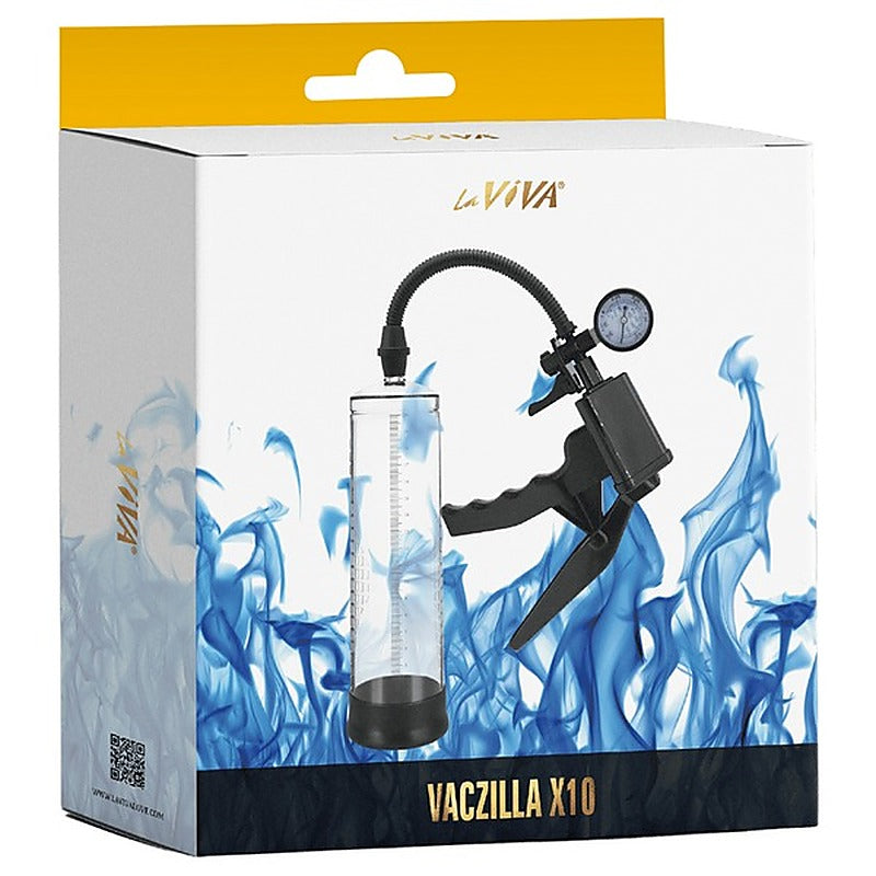 Vaczilla X10 Trigger Gauge Hand Grip Male Penis Pump - Penis Pumps And Stretchers