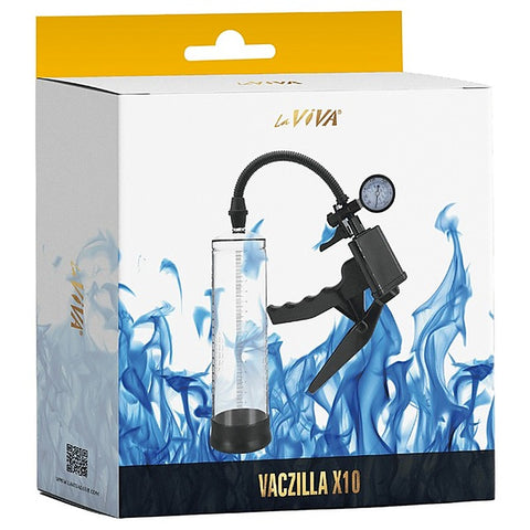 Vaczilla X10 Trigger Gauge Hand Grip Male Penis Pump - Penis Pumps And Stretchers