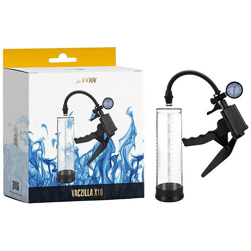 Vaczilla X10 Trigger Gauge Hand Grip Male Penis Pump - Penis Pumps And Stretchers