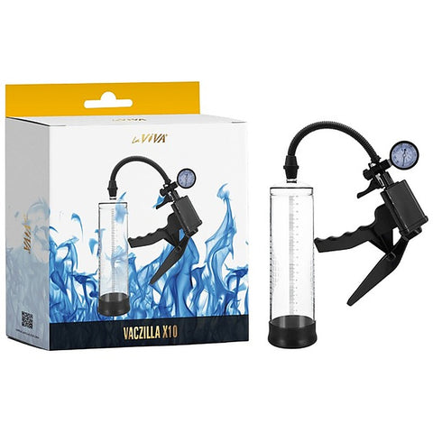 Vaczilla X10 Trigger Gauge Hand Grip Male Penis Pump - Penis Pumps And Stretchers