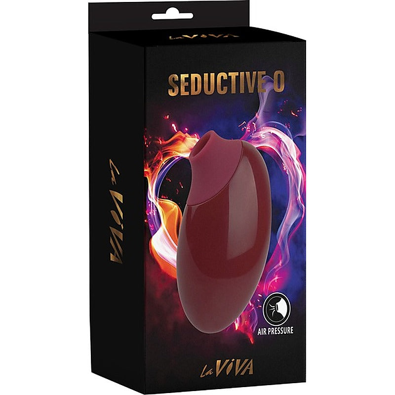 La Viva Seductive O 10 Function Clitoral Massager Ruby Red - Clit Ticklers and Pulsators