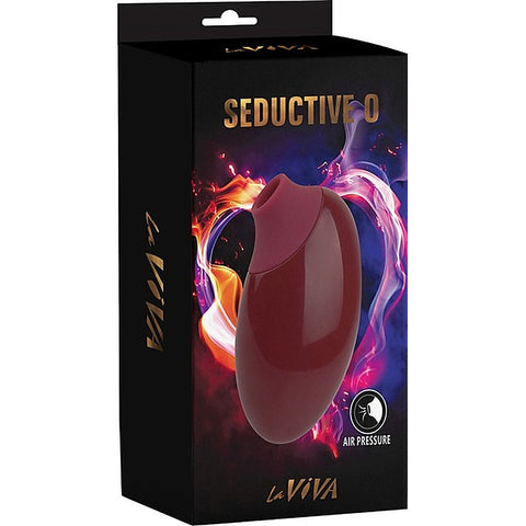 La Viva Seductive O 10 Function Clitoral Massager Ruby Red - Clit Ticklers and Pulsators