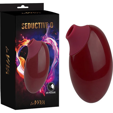 La Viva Seductive O 10 Function Clitoral Massager Ruby Red - Clit Ticklers and Pulsators