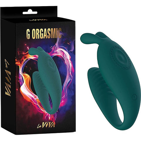 La Viva G-orgasmic 9 Function G Spot Vibrator Teal - G-Spot Vibrators