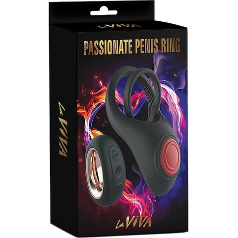La Viva Remote Control 10 Function Passionate Penis Ring - Vibrating Cock Rings