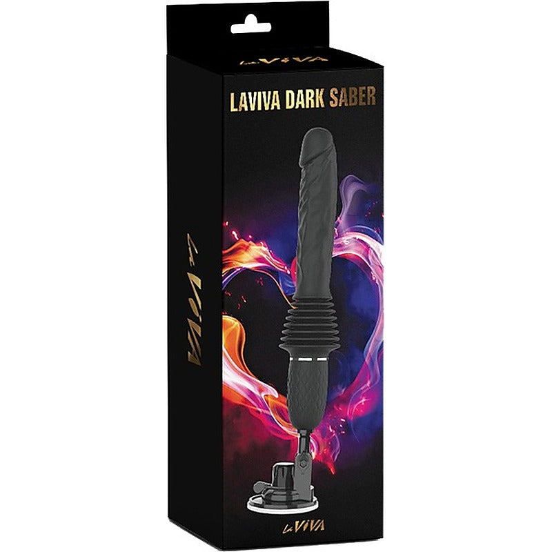 La Viva Dark Saber Multi Function Vibrating Dildo Black - Vibrating Dildos