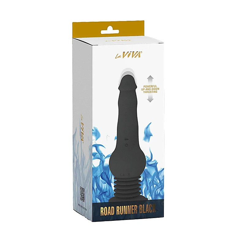 La Viva Road Runner 10 Functions Vibrating Dildo with 10 Speed Settings - Vibrating Dildos