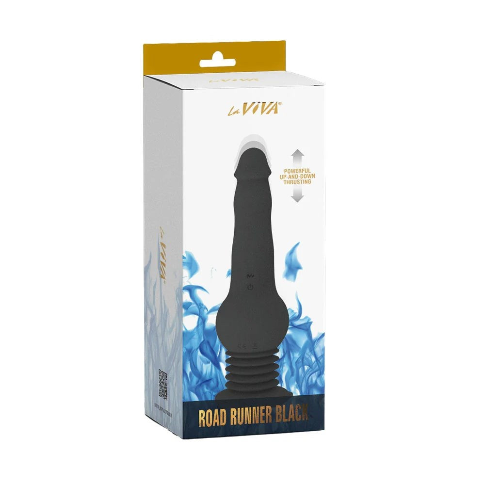 La Viva Road Runner 10 Functions Vibrating Dildo with 10 Speed Settings - - Vibrating Dildos