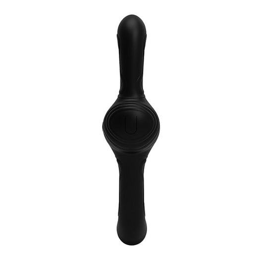 Double Fury Vibrating & Thrusting Dildo by La Viva - Vibrating Dildos