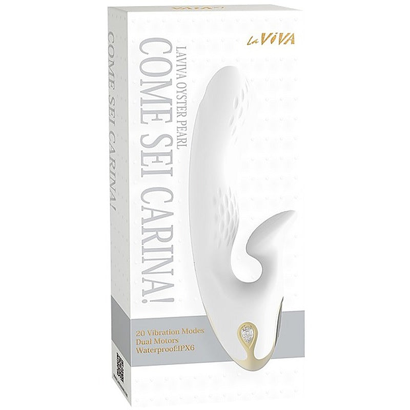 La Viva Come Sei Carina 20 Mode Dual Motor Rabbit Vibrator White - Rabbit Vibrators