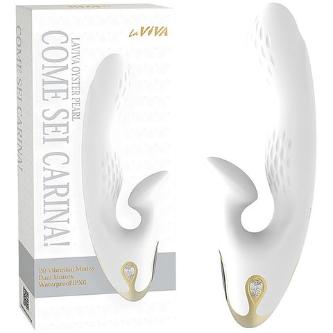 La Viva Come Sei Carina 20 Mode Dual Motor Rabbit Vibrator White - Rabbit Vibrators
