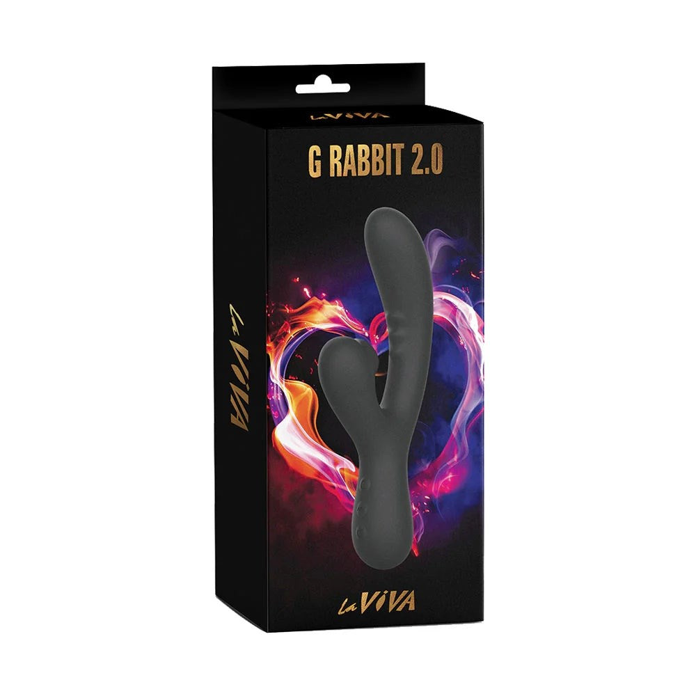 La Viva G Rabbit 2.0 Rechargeable Rabbit Vibrator with Dual Stimulation - Rabbit Vibrators