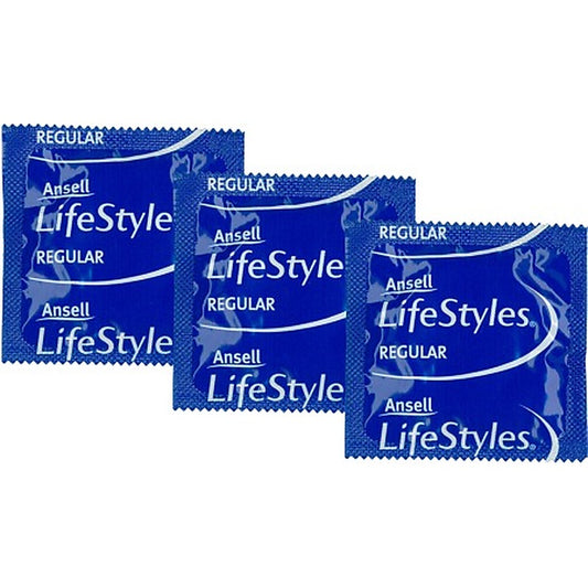 Lifestyles Regular Lubricated Condoms Bulk 144 Pack - Condoms
