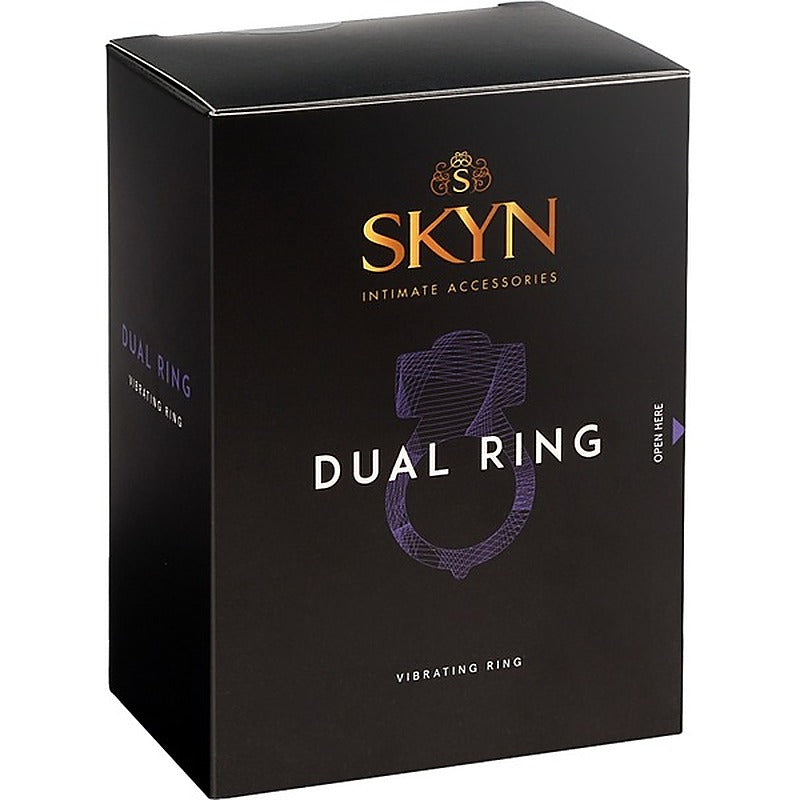 Ansell Skyn 3 Function Dual Vibrating Cock Ring with Dual Motors - Vibrating Cock Rings